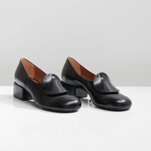 Marni leather block heel loafers 40